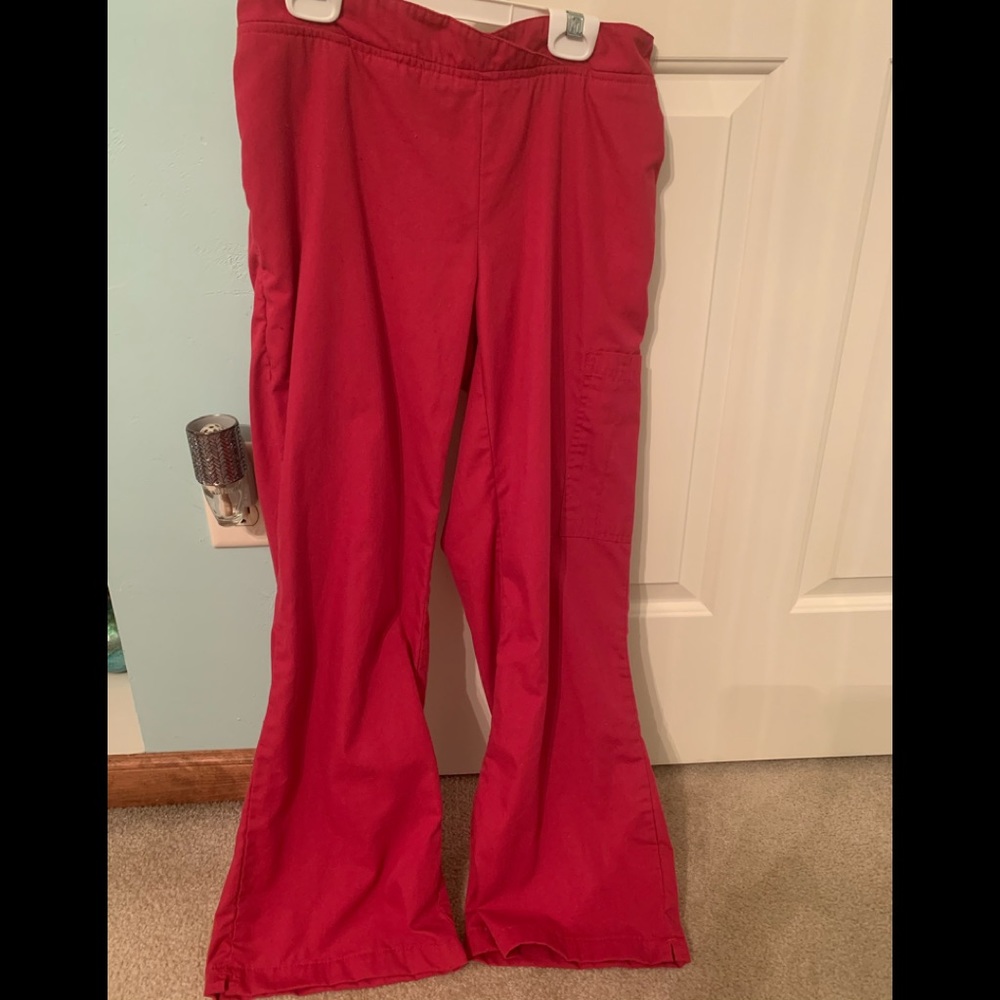 pink buttersoft scrub pants